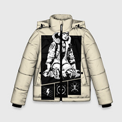 Куртка зимняя для мальчика Apex Legends Wattson, цвет: 3D-черный