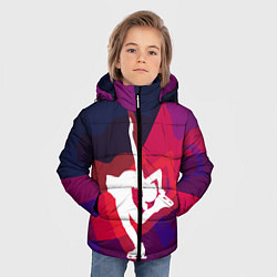 Куртка зимняя для мальчика Фигурное катание, цвет: 3D-черный — фото 2