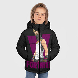 Куртка зимняя для мальчика Fortnite, цвет: 3D-черный — фото 2