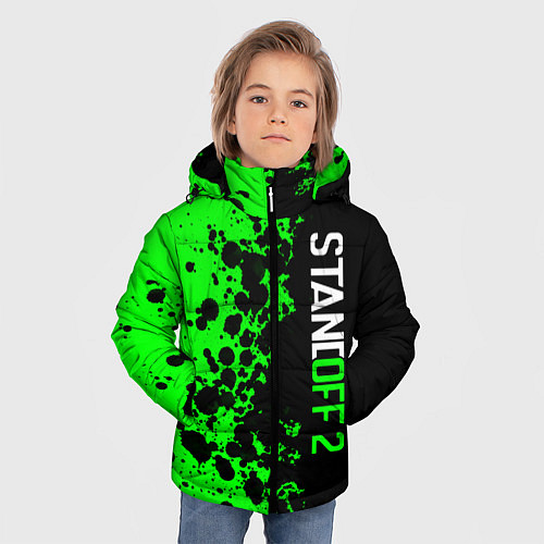 Зимняя куртка для мальчика Standoff 2 / 3D-Светло-серый – фото 3