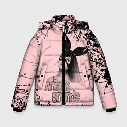 Куртка зимняя для мальчика ARIANA GRANDE, цвет: 3D-светло-серый