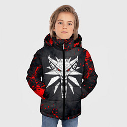 Куртка зимняя для мальчика ВЕДЬМАК, цвет: 3D-черный — фото 2