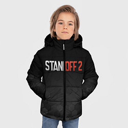 Куртка зимняя для мальчика STANDOFF 2, цвет: 3D-светло-серый — фото 2