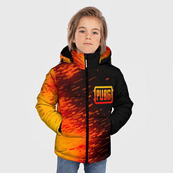 Куртка зимняя для мальчика PUBG, цвет: 3D-черный — фото 2