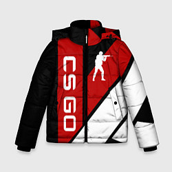 Куртка зимняя для мальчика CS GO, цвет: 3D-красный