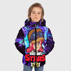 Куртка зимняя для мальчика Brawl Stars - Jessie, цвет: 3D-красный — фото 2