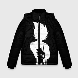 Куртка зимняя для мальчика Mini Dragon Ball, цвет: 3D-черный