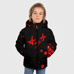 Куртка зимняя для мальчика АлисА, цвет: 3D-черный — фото 2