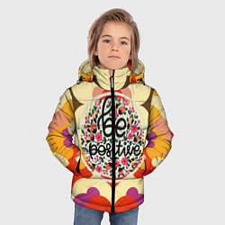 Куртка зимняя для мальчика На позитиве, цвет: 3D-черный — фото 2