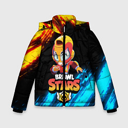 Куртка зимняя для мальчика BRAWL STARS MAX, цвет: 3D-черный