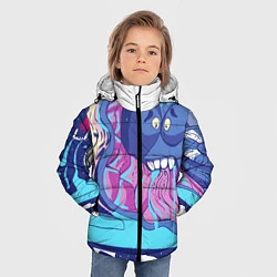Куртка зимняя для мальчика Улитка, цвет: 3D-черный — фото 2