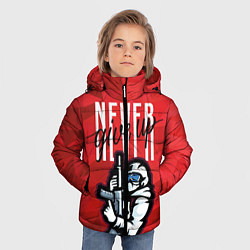 Куртка зимняя для мальчика Иди до конца, цвет: 3D-черный — фото 2