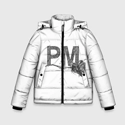 Куртка зимняя для мальчика Payton Moormeier, цвет: 3D-черный