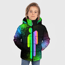 Куртка зимняя для мальчика BILLIE EILISH, цвет: 3D-черный — фото 2