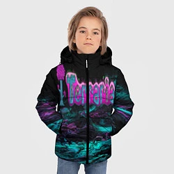 Куртка зимняя для мальчика Terraria, цвет: 3D-черный — фото 2