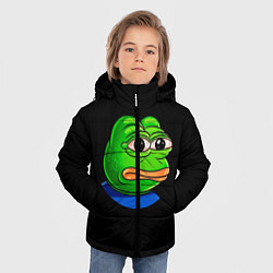 Куртка зимняя для мальчика Frog, цвет: 3D-светло-серый — фото 2