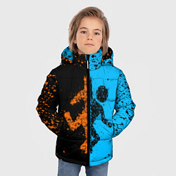 Куртка зимняя для мальчика Portal, цвет: 3D-черный — фото 2