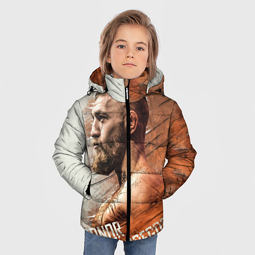 Зимняя куртка для мальчика McGREGOR / 3D-Светло-серый – фото 3