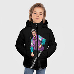 Куртка зимняя для мальчика Ильич, цвет: 3D-черный — фото 2