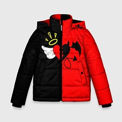 Куртка зимняя для мальчика ЕГОР КРИД, цвет: 3D-черный