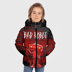Куртка зимняя для мальчика Bad Robot, цвет: 3D-черный — фото 2