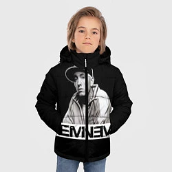 Куртка зимняя для мальчика Eminem, цвет: 3D-черный — фото 2