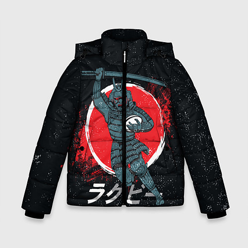 Зимняя куртка для мальчика Регби Япония, 2019 / 3D-Красный – фото 1