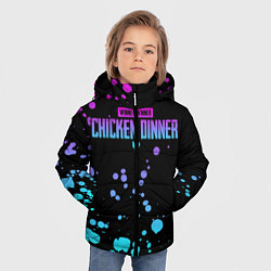Куртка зимняя для мальчика Chicken Dinner, цвет: 3D-черный — фото 2
