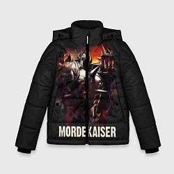 Куртка зимняя для мальчика Mordekaiser, цвет: 3D-черный