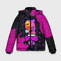Куртка зимняя для мальчика BRAWL STARS SANDY, цвет: 3D-черный