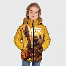 Куртка зимняя для мальчика Doom Slayer, цвет: 3D-черный — фото 2