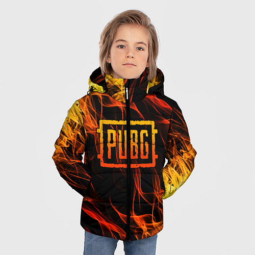 Зимняя куртка для мальчика PUBG / 3D-Светло-серый – фото 3