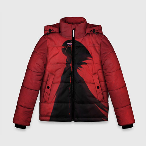 Зимняя куртка для мальчика Hollow Knight / 3D-Красный – фото 1