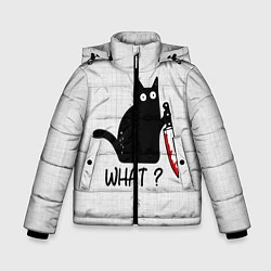 Зимняя куртка для мальчика What cat