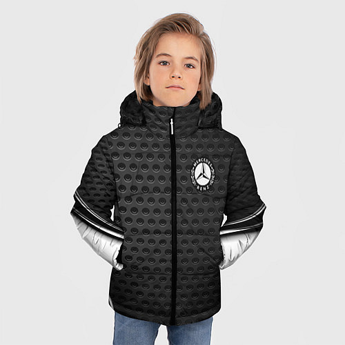 Зимняя куртка для мальчика MERCEDES-BENZ / 3D-Светло-серый – фото 3