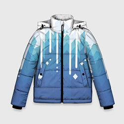 Зимняя куртка для мальчика Пиксельные сливки