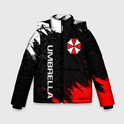 Куртка зимняя для мальчика UMBRELLA CORP, цвет: 3D-черный