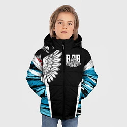 Куртка зимняя для мальчика Камуфляж ВДВ, цвет: 3D-красный — фото 2