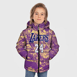 Куртка зимняя для мальчика Kobe Bryant, цвет: 3D-черный — фото 2
