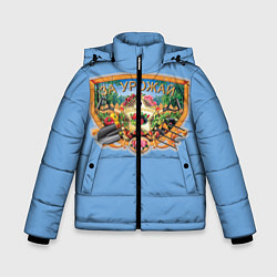 Куртка зимняя для мальчика Звезда Дачника, цвет: 3D-черный