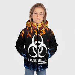 Куртка зимняя для мальчика UMBRELLA CORPORATION, цвет: 3D-черный — фото 2