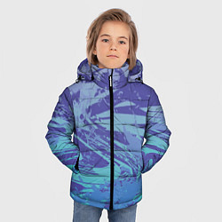 Куртка зимняя для мальчика Разводы, цвет: 3D-черный — фото 2