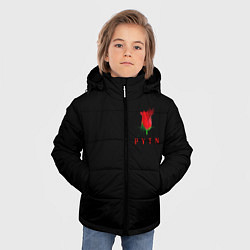 Куртка зимняя для мальчика Тиктокер - Payton Moormeie, цвет: 3D-черный — фото 2
