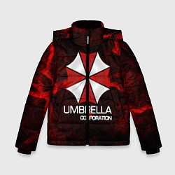 Куртка зимняя для мальчика UMBRELLA CORP, цвет: 3D-черный