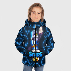 Куртка зимняя для мальчика Brawl Stars Wizard Barley, цвет: 3D-черный — фото 2