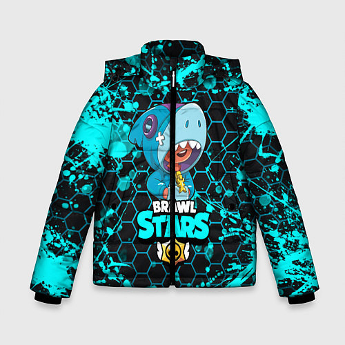 Зимняя куртка для мальчика BRAWL STARS LEON / 3D-Светло-серый – фото 1