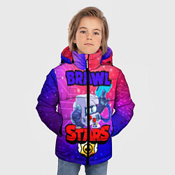 Куртка зимняя для мальчика Brawl Stars 8 BIT, цвет: 3D-черный — фото 2