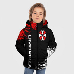 Куртка зимняя для мальчика UMBRELLA CORPORATION, цвет: 3D-красный — фото 2