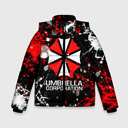 Куртка зимняя для мальчика UMBRELLA CORPORATION, цвет: 3D-красный