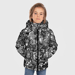 Куртка зимняя для мальчика BRAWL STARS BLACK, цвет: 3D-черный — фото 2